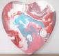 Preview: Fluid painting Heart 1 -53- Art on heart canvas